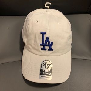 White LA Dodgers Hat